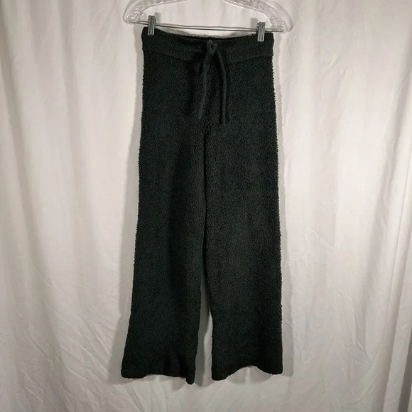 Aerie Pants - aerie Sweatpants Women's XS Green Fleece Pull On Drawstring Flare No Pockets